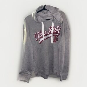 Fanatics Texas A&M Aggies Womens Gray Hoodie Pullover Sweatshirt Large $44.99